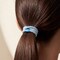 Wrapables Braided Elastic Hair Ties for Women, No Damage Hairbands for Thick Ponytails (15pcs), Blues